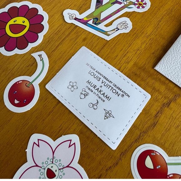 Louis Vuitton X Takashi Murakami 20th Anniversary LV x TM 6 Cherry Stickers Set - Picture 4 of 5